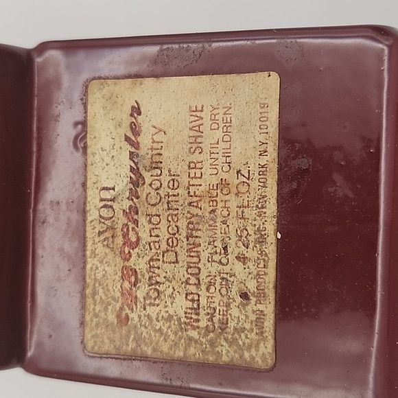 Vintage Avon 1948 Town & Country Cologne Bottle - Picture 8 of 9